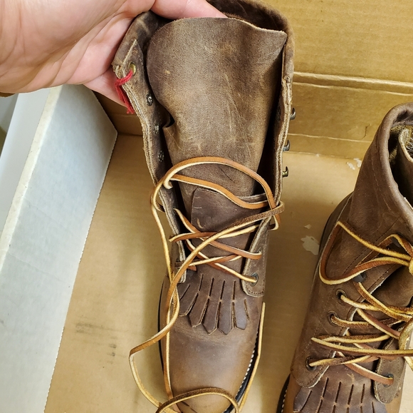 New with tags and box Vintage real Leather Justin women's boots size 4 B - Picture 4 of 12